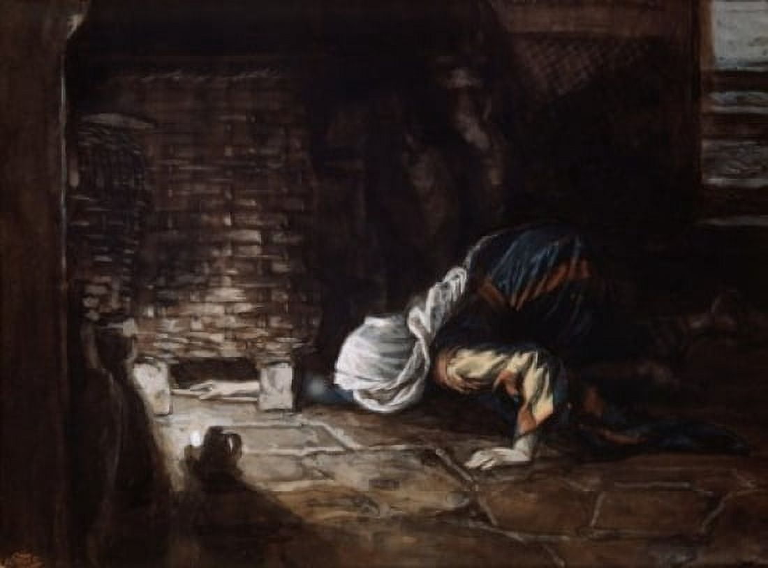 The Lost Piece of Silver James Tissot (1836-1902 French) Canvas Art - James Tissot (18 x 24)