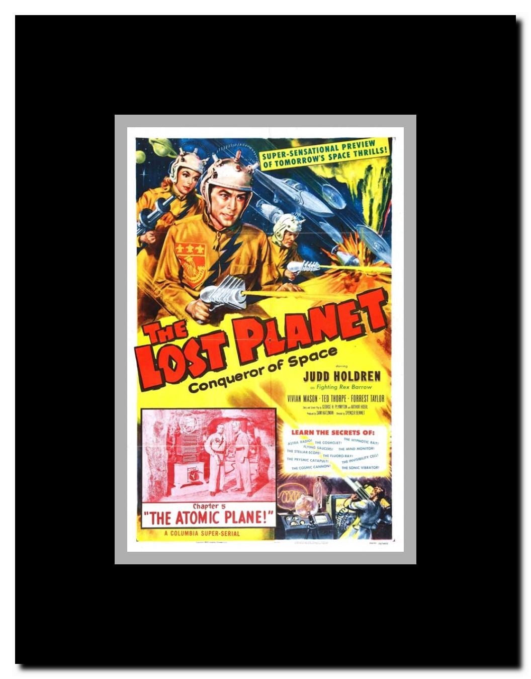 The Lost Planet Framed Movie Poster