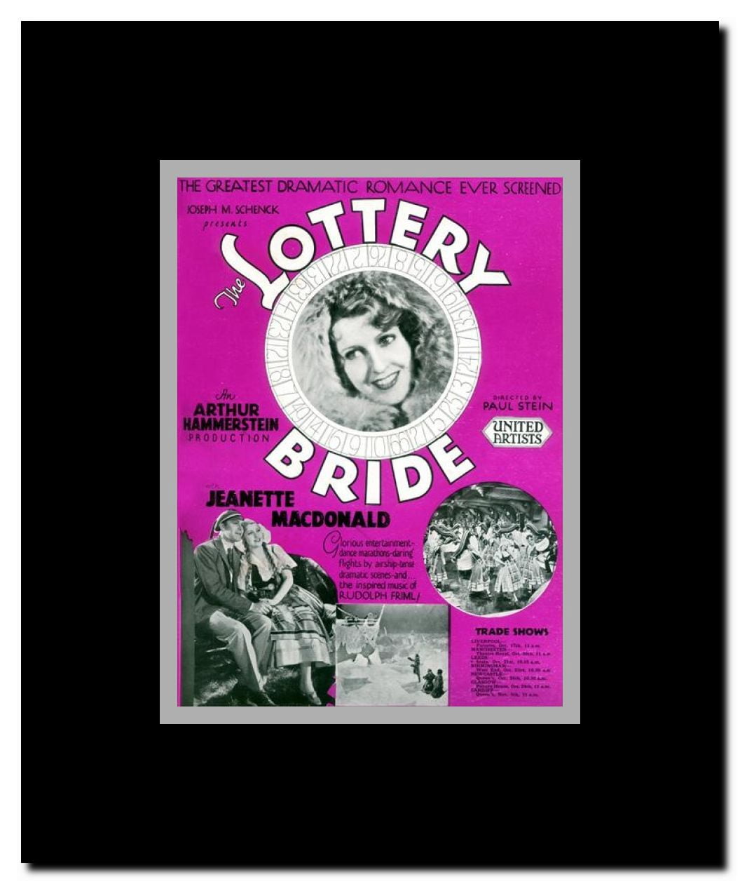 The Lottery Bride Framed Movie Poster