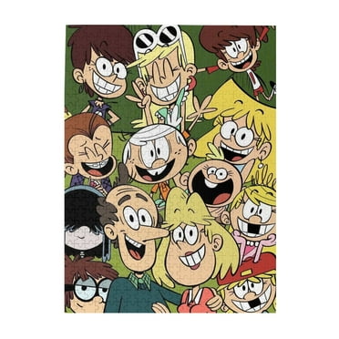 The Loud House 500 Piece Jigsaw Puzzle for Adults Kids, Challenging Puzzle Perfect for Game Nights, Fun and Colorful Families Toy Gift Home Decor