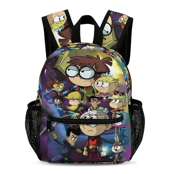 The Loud House Backpack 13 Inch Bookbag Casual Daypack Travel Backpacks for Work Hiking Camping