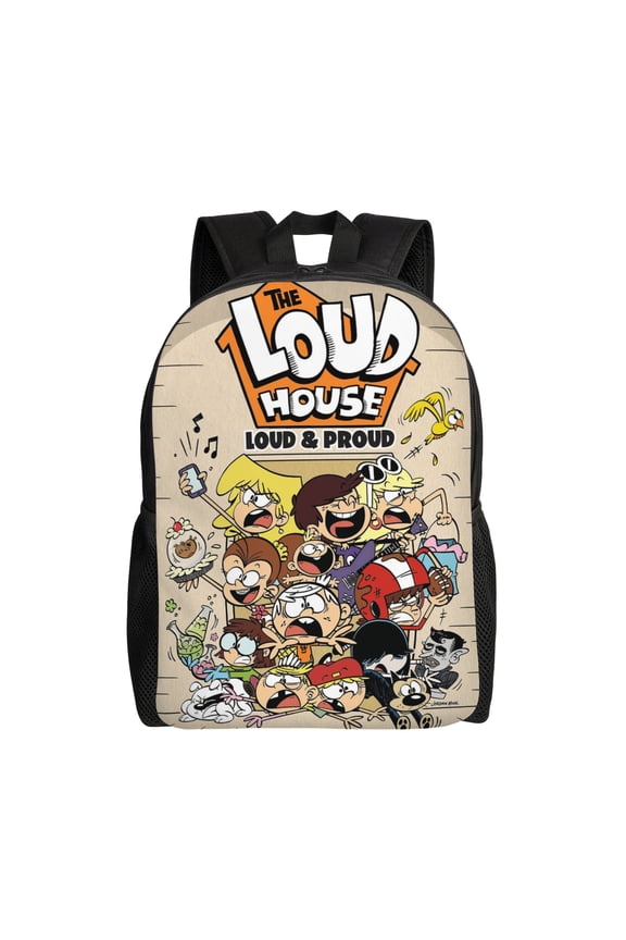 The Loud House Backpack Large Capacity Computer Business Rucksack Backpacks For Travel Gifts