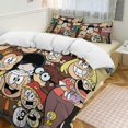 thumbnail image 1 of The Loud House Bedding Sets Comfort 3 Pieces Bedding Set 1 Duvet Cover + 2 Pillowcase Decorative Bedding 102"x90", 1 of 8