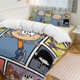 thumbnail image 1 of The Loud House Bedding Sets Comfort 3 Pieces Bedding Set 1 Duvet Cover + 2 Pillowcase Decorative Bedding 79"x90", 1 of 8
