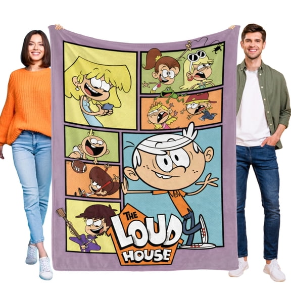 The Loud House Blanket Soft Bed Sofa Couch Throw Birthday Gift Comfortable