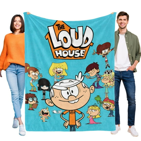 The Loud House Blanket Soft Bed Sofa Couch Throw Birthday Gift Comfortable