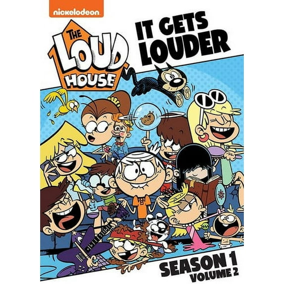 The Loud House: It Gets Louder - Season 1, Vol. 2 (DVD), Nickelodeon, Animation