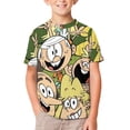thumbnail image 1 of The Loud House Kid Shirts Unisex Casual Tops 3D Print Graphic Tees Short Sleeve T Shirts for Boys Girls 140CM, 1 of 8