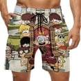 thumbnail image 1 of The Loud House Men's Swim Trunks Board Shorts Drawstring Elastic Waist Quick Dry Swimsuits Beach Shorts with Pockets XL, 1 of 8