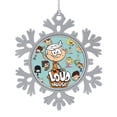 thumbnail image 1 of The Loud House Snowflakes Ornaments Christmas Tree Decorations Alloy Hanging Decorations Snowflake Pendant 8 PCS, 1 of 8