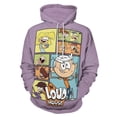 thumbnail image 1 of The Loud House Sweatshirts Casual Pullover Hoodie Jacket Unisex Hooded Activewear 3D Printed Long Sleeve Sweater with Pocket 3XL, 1 of 8