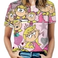 thumbnail image 1 of The Loud House T-Shirt for Women Casual Printed Tee Stylish Soft Graphic Shirts Top Short-Sleeve Outfit XL, 1 of 8