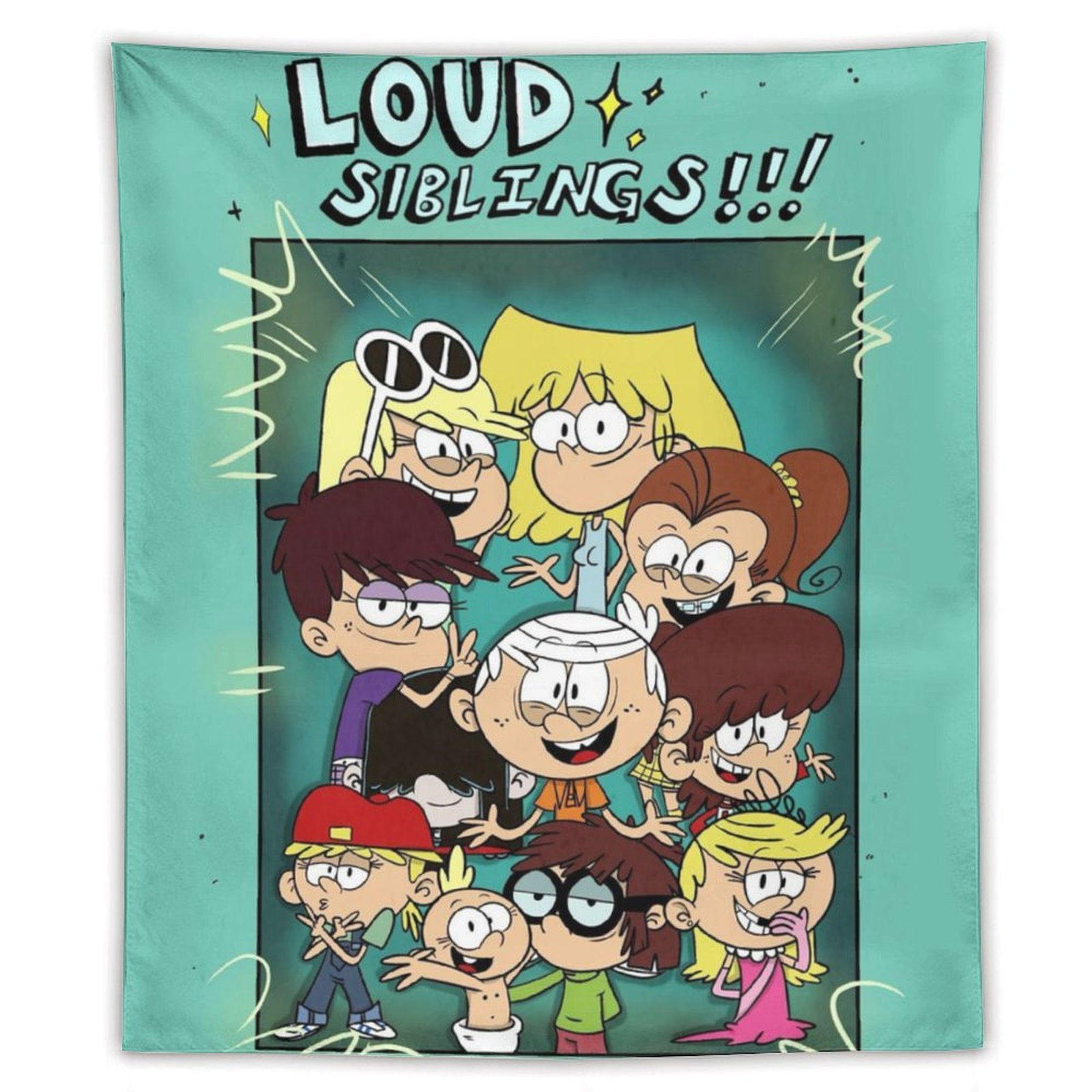 The Loud House Tapestry Wall Hanging Blanket Soft Tablecloth Wall the-loud-house-tapestry-wall-hanging-blanket-soft-tablecloth-wall