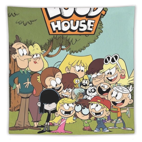 The Loud House Tapestry Wall Hanging Blanket Soft Tablecloth Wall Hanging Tapestries Home Decor Posters for Home Dormitory