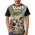 thumbnail image 1 of The Loud House Tee Men's Short Sleeve Printed T-Shirt Casual Wear Round Neck Trendy Shirts Versatile Outfit Top M, 1 of 5