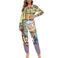 thumbnail image 1 of The Loud House Unisex Onesie Pajamas Zipper Jumpsuit Hooded One Piece Sleepwear for Family Mens Womens, 1 of 8