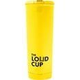 thumbnail image 1 of The LoudCup 20 oz Tumbler with Integrated Stadium Horn (Canary Yellow) - Worlds Loudest Cup for Noisy Fans & Game Day, 1 of 6