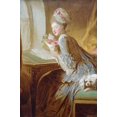 thumbnail image 1 of The Love Letter.  Jean-Honor? Fragonard was a French painter and printmaker whose late Rococo manner was distinguished by remarkable, 1 of 1
