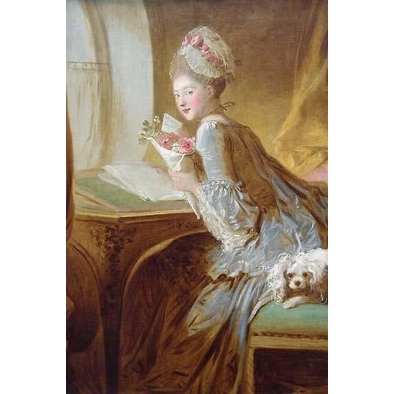 The Love Letter. Jean-Honor? Fragonard was a French painter and printmaker whose late Rococo manner was distinguished by remarkable