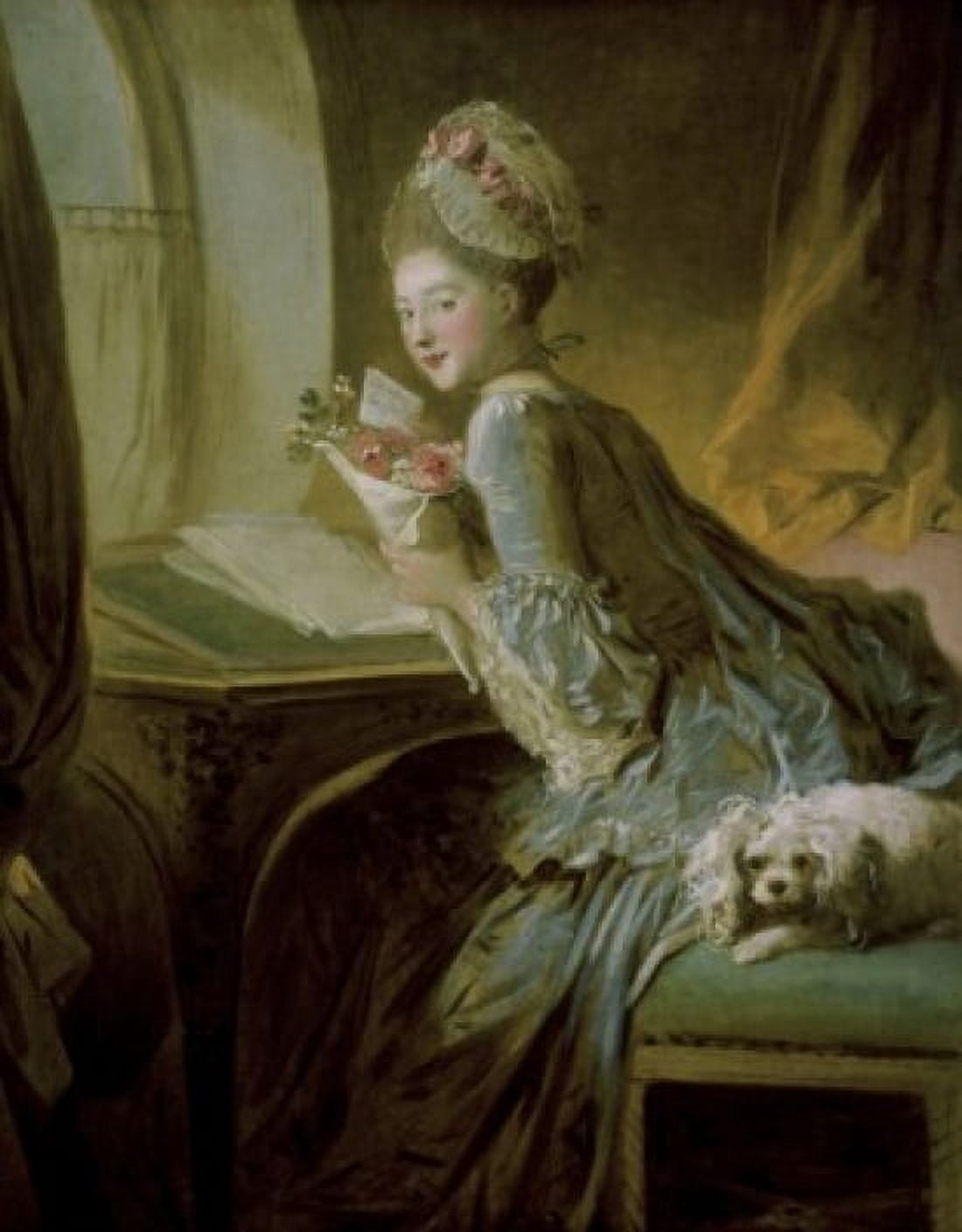 The Love Letter Jean Honore Fragonard (1732-1806French) Metropolitan Museum of Art New York Canvas Art - Jean Honore Fragonard (18 x 24)