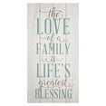 thumbnail image 1 of The Love Of A Family Is A Lifes Greatest Blessing Wall Art, White, 1 of 1