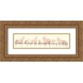 thumbnail image 1 of The Love Of An Old Dog 2x Matted 22x8 Gold Ornate Framed Art Print by Donna Atkins, 1 of 2