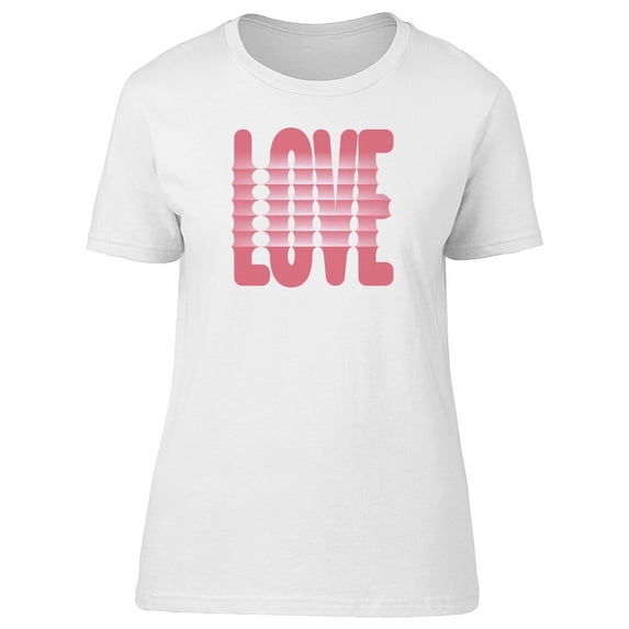 The Love Word With Creases Tee Women's -Image by Shutterstock