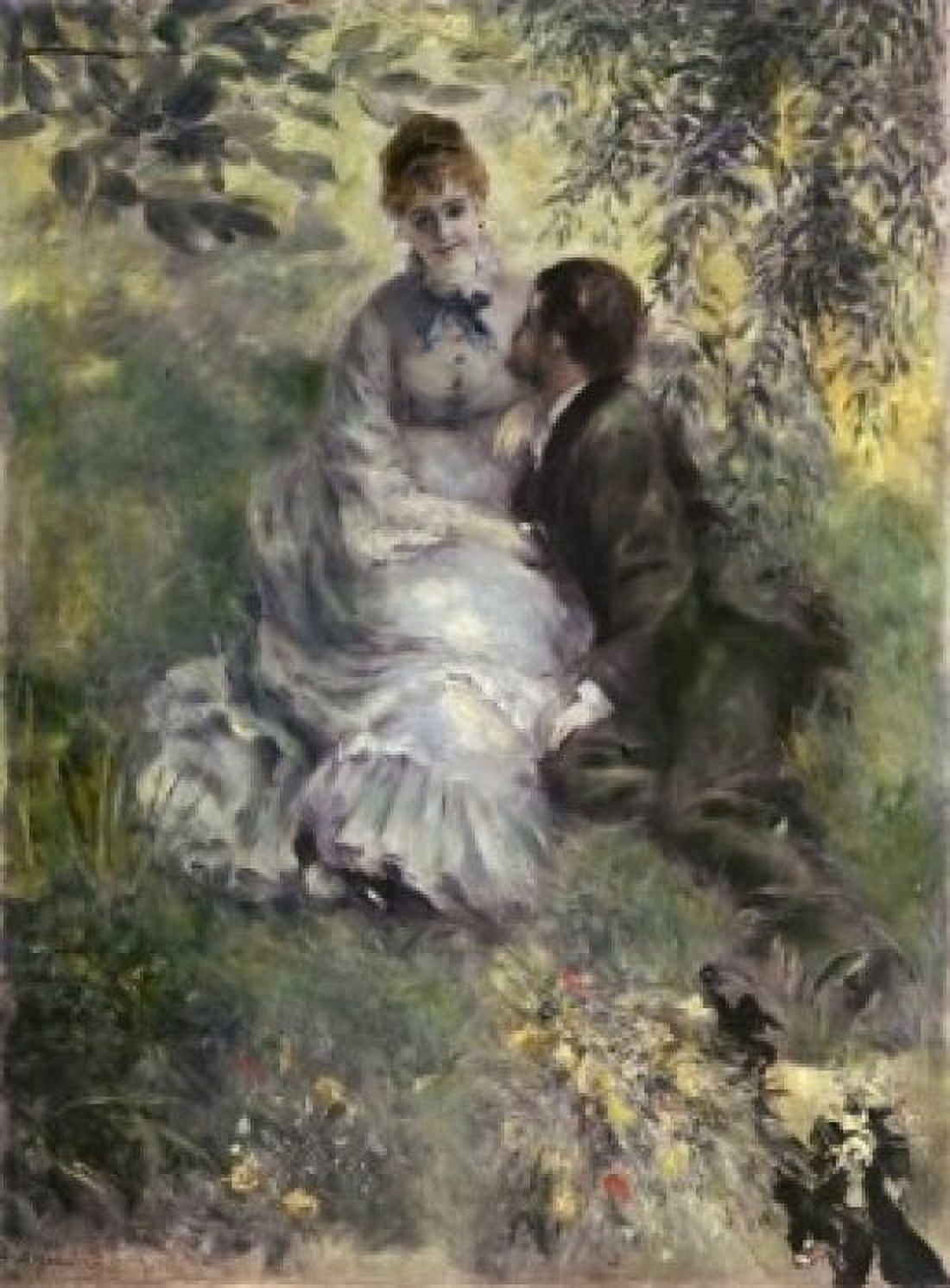 The Lovers 1875 Pierre-Auguste Renoir (1841-1919 French) Oil on canvas National Gallery Prague Canvas Art - Pierre-Auguste Renoir (18 x 24)