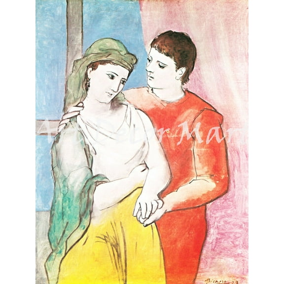 The Lovers-Picasso - CANVAS OR FINE PRINT WALL ART