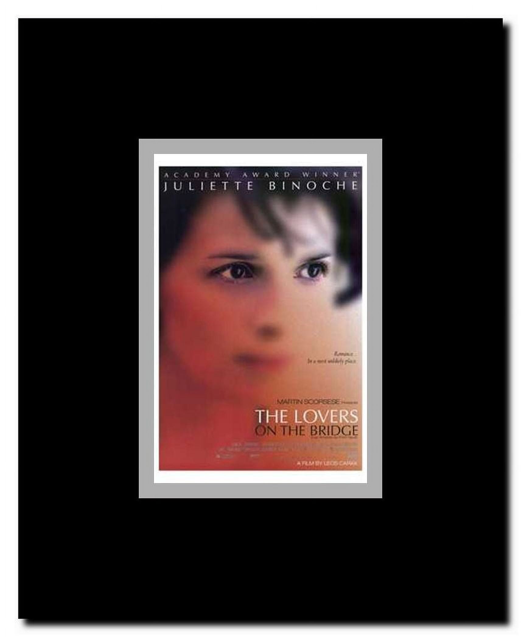 The Lovers on the Bridge Framed Movie Poster