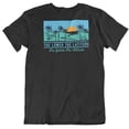 thumbnail image 1 of The Lower The Latitude The Better The Attitude. Beach T-Shirt for Men and Women Black, 1 of 8