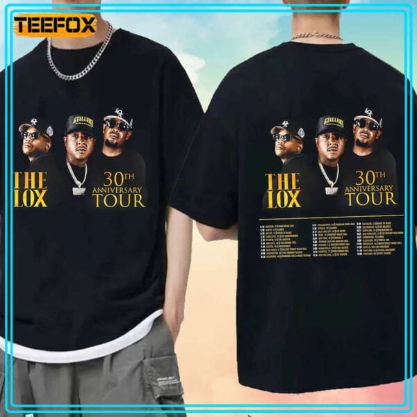 The Lox 30th Anniversary Tour 2024 Band TShirt
