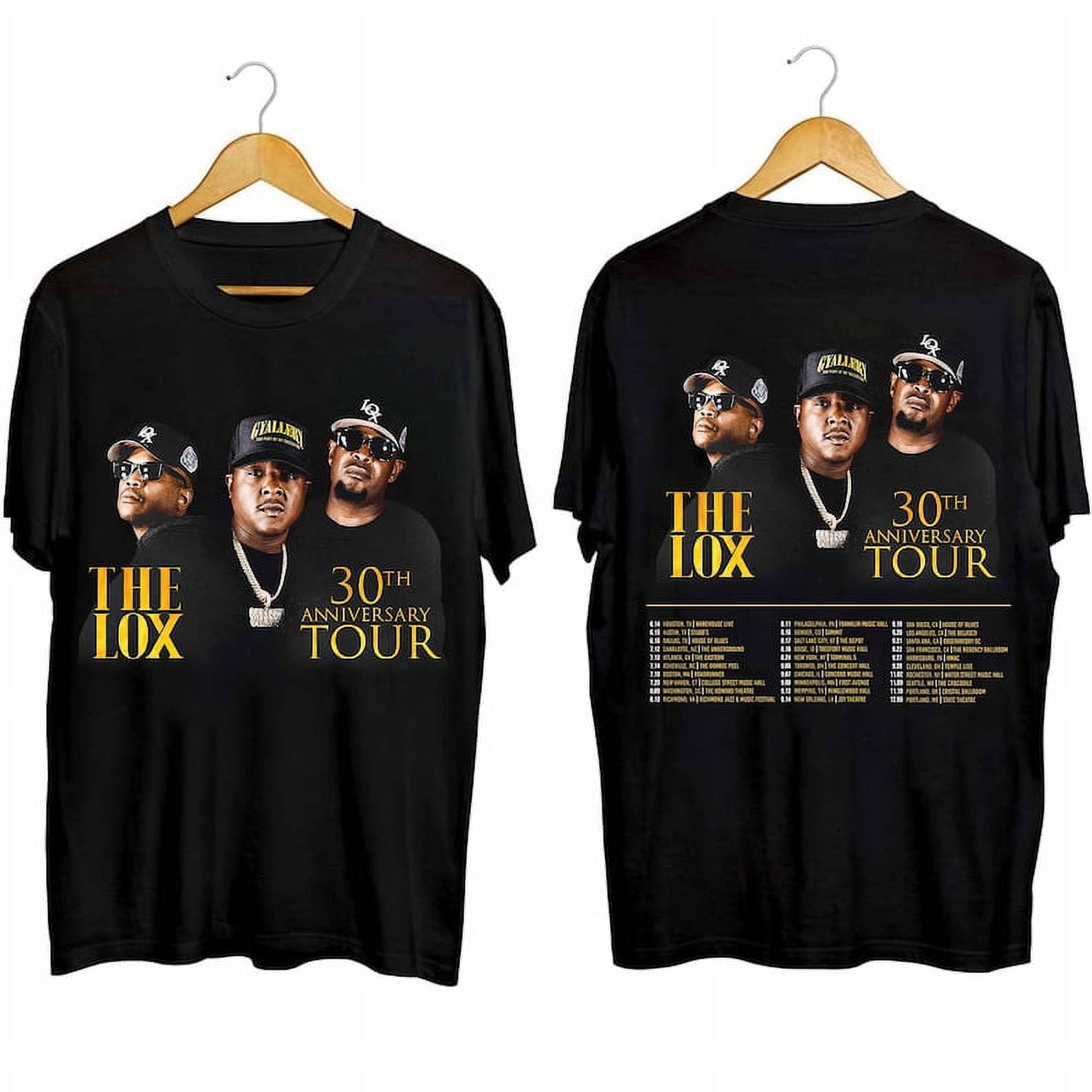 The Lox 30th Anniversary Tour 2024 Shirt, The Lox Band Fan Shirt, The ...