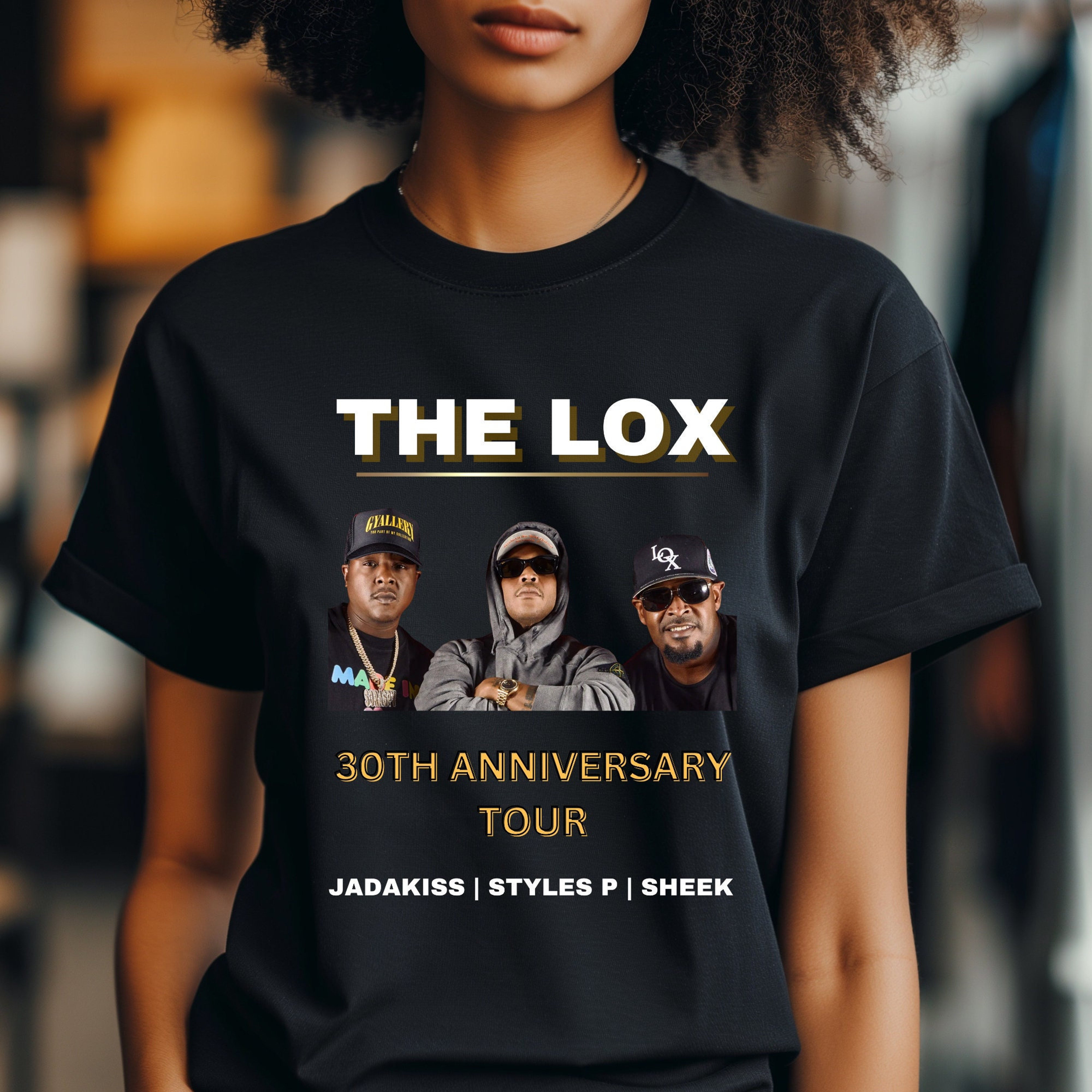 The Lox TShirt 30th Anniversary Tour Money Power Respect NYC Concert Tee Hip Hop Shirt Fan Shirt Unisex Delivery Walmart