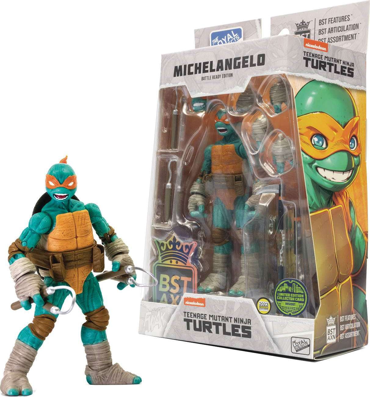 2024人気No.1の TMNT Teenage - Toy Figure Action Michelangelo IDW AXN BST アメコミ