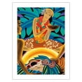 thumbnail image 1 of The Luau - Hawaiian Feast (Lūʻau) - Vintage Ocean Liner Travel Poster by Frank Macintosh c.1930s - Fine Art Matte Paper Print (Unframed) 18x24in, 1 of 4