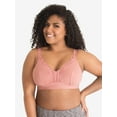 thumbnail image 1 of Leading Lady, The Lucille, Lace Trim Bralette, Wireless Support, Comfort Bra, Smoothing Sides and Back, Soft Microfiber Fabric (Women's & Women's Plus), 1 of 5