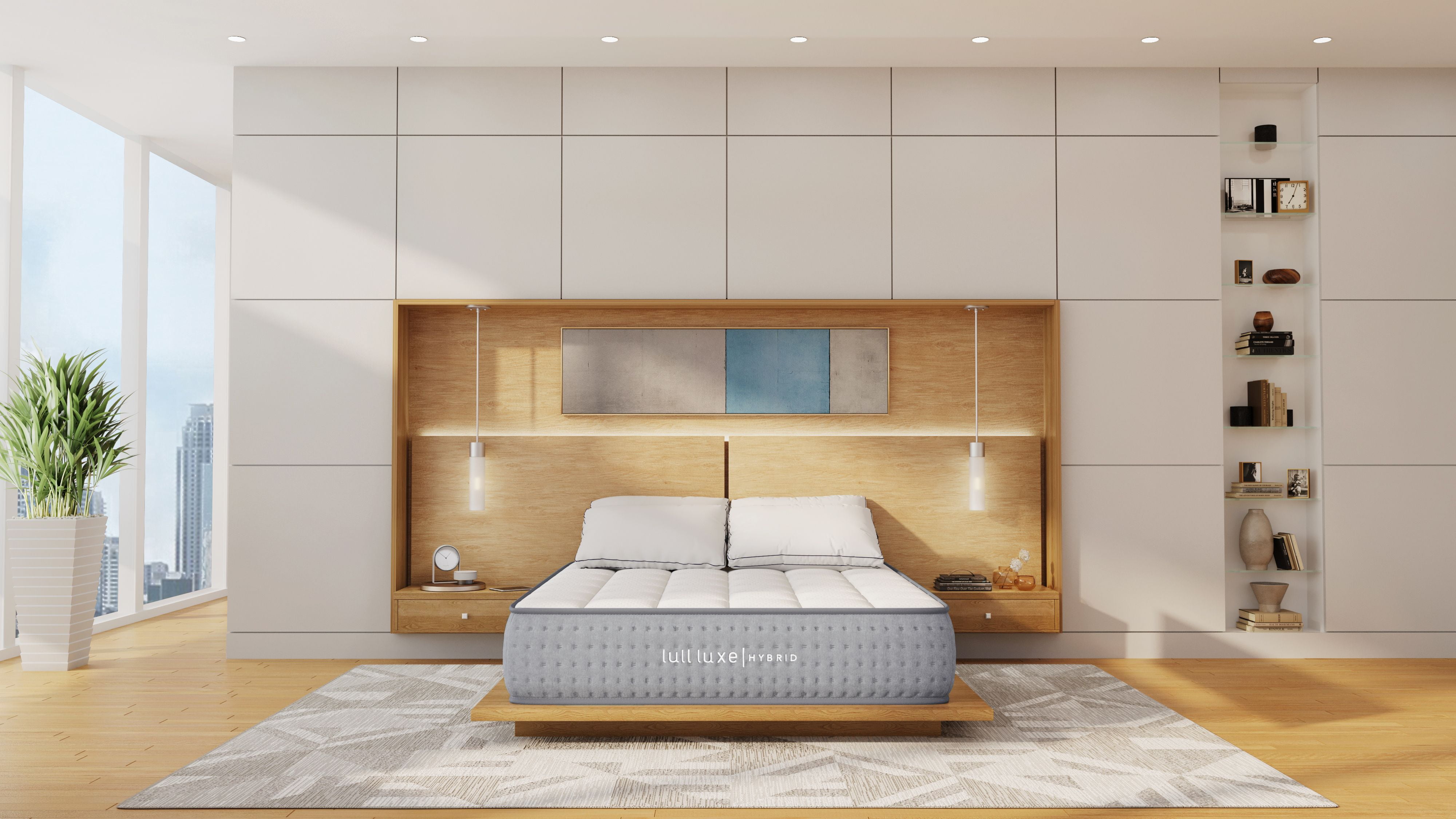 The Lull Luxe Hybrid 13" Mattress, Queen