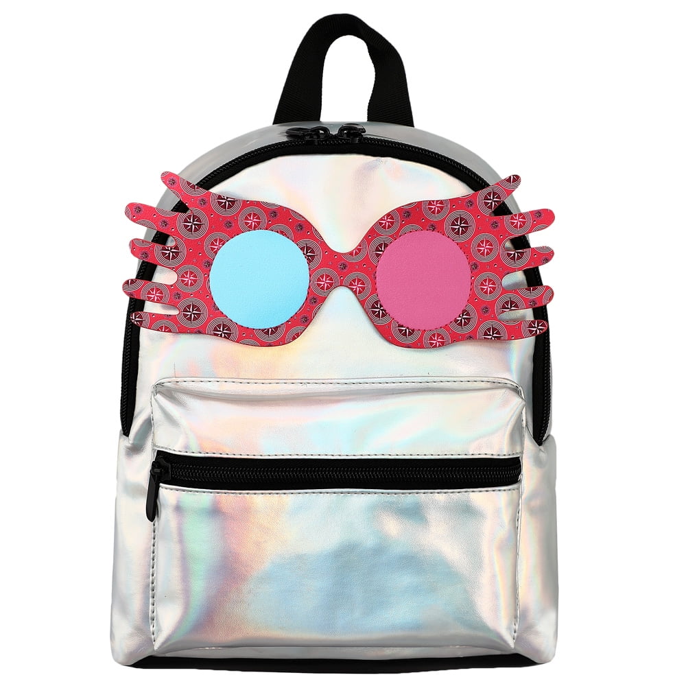 holo mini backpack MOSSTYUS Small Holographic Rainbow Shoulder Bag Metallic Satchel Shiny Travel Daypack for Women Men Lady Bag holographic geometric suitcase hot style sparkly waterproof mini The Luna Lovegood Holographic Mini