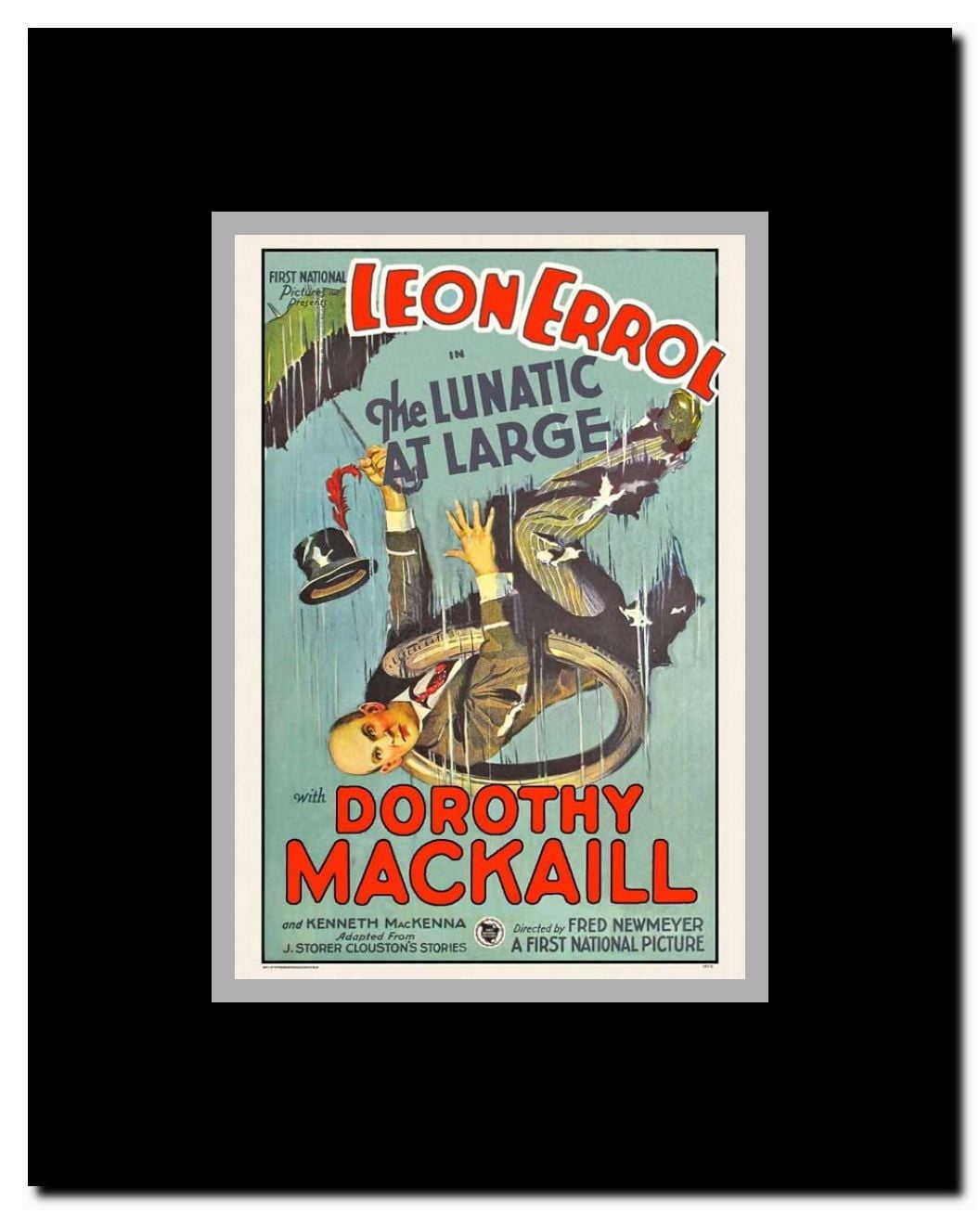 The Lunatic at Large Framed Movie Poster