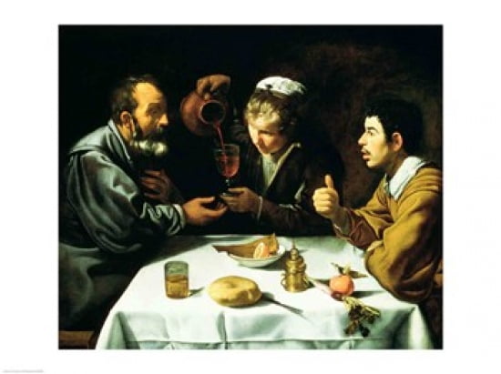 The Lunch 1620 Canvas Art - Diego Velazquez (24 x 18)