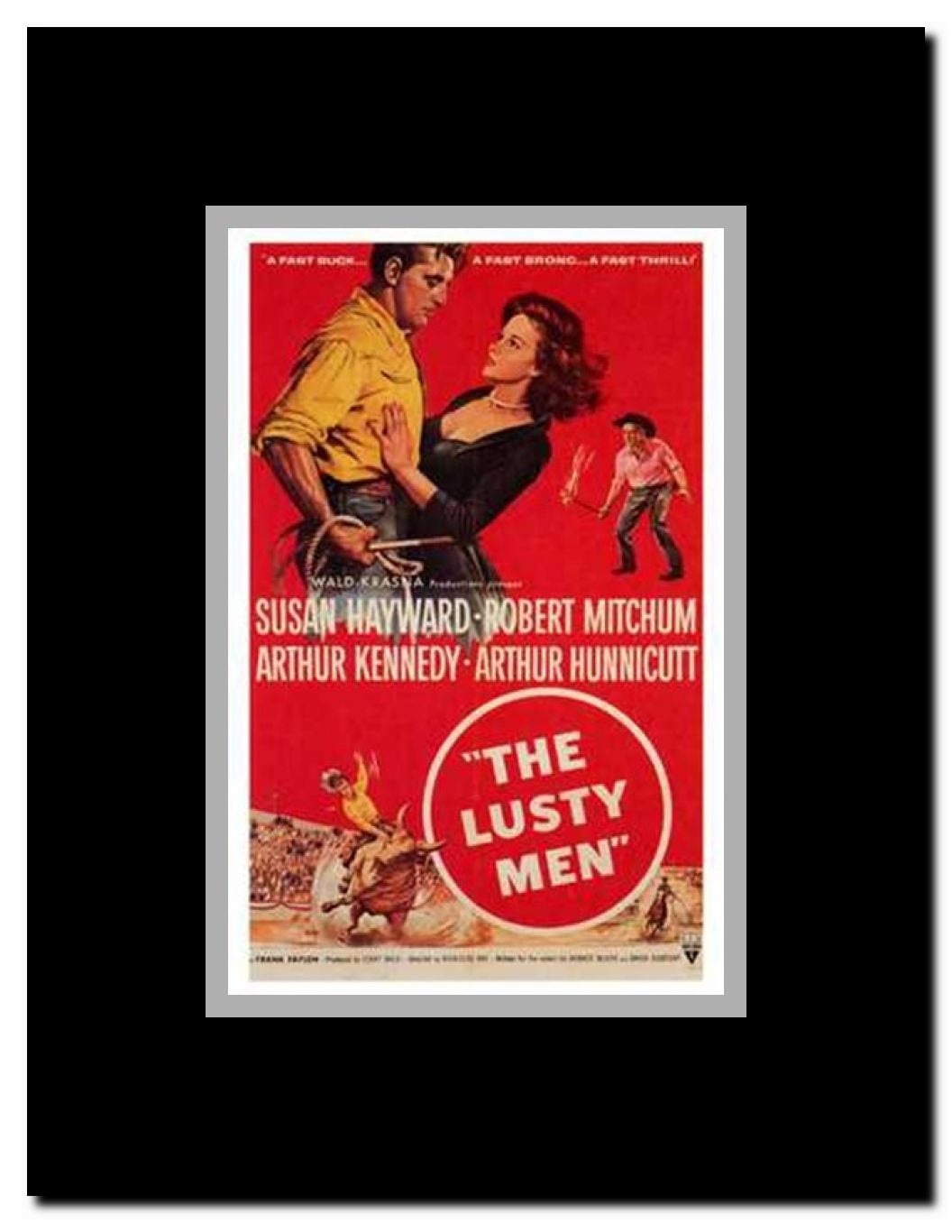 The Lusty Men Framed Movie Poster
