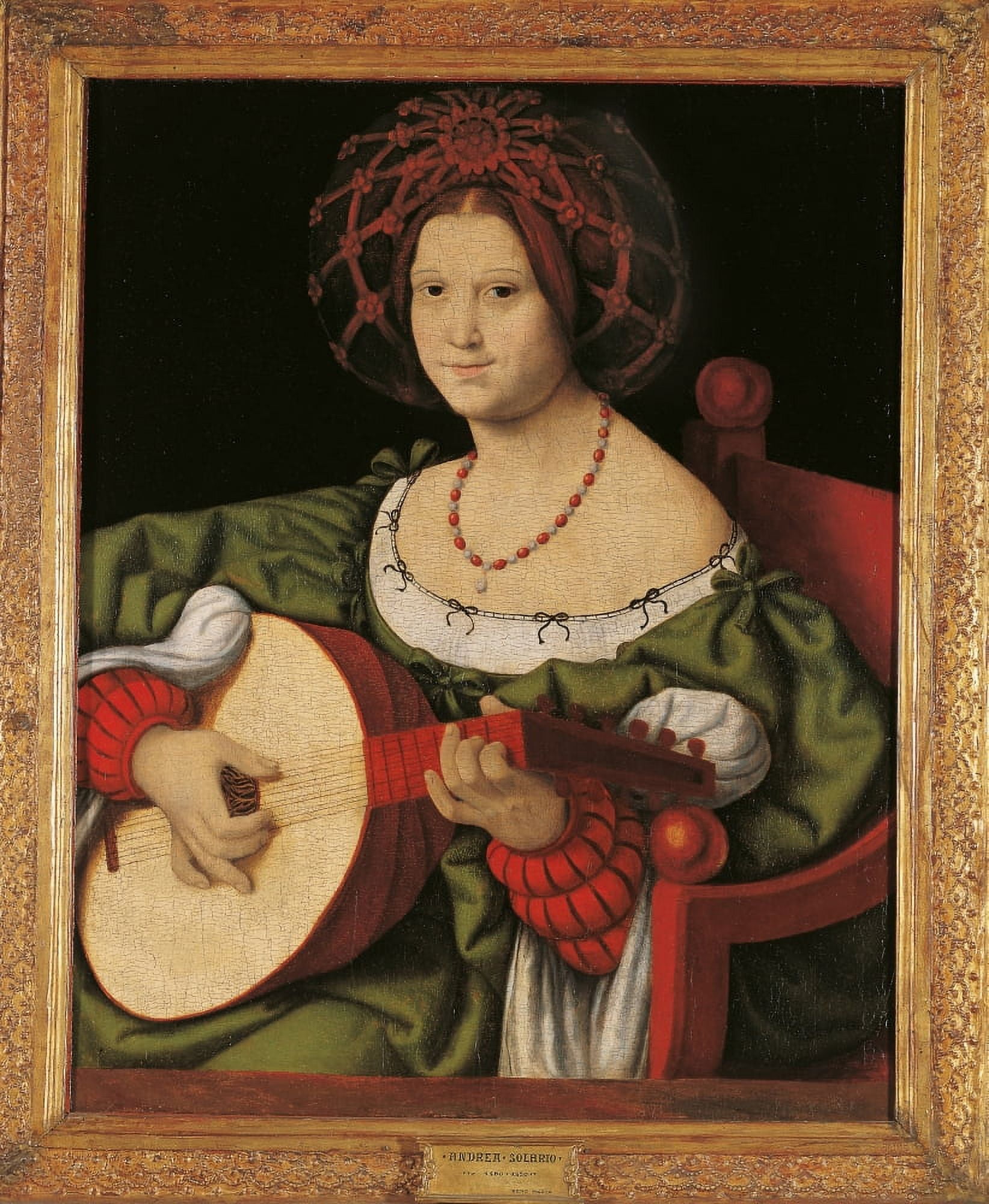 The Lute Player Canvas Art - (18 x 24)