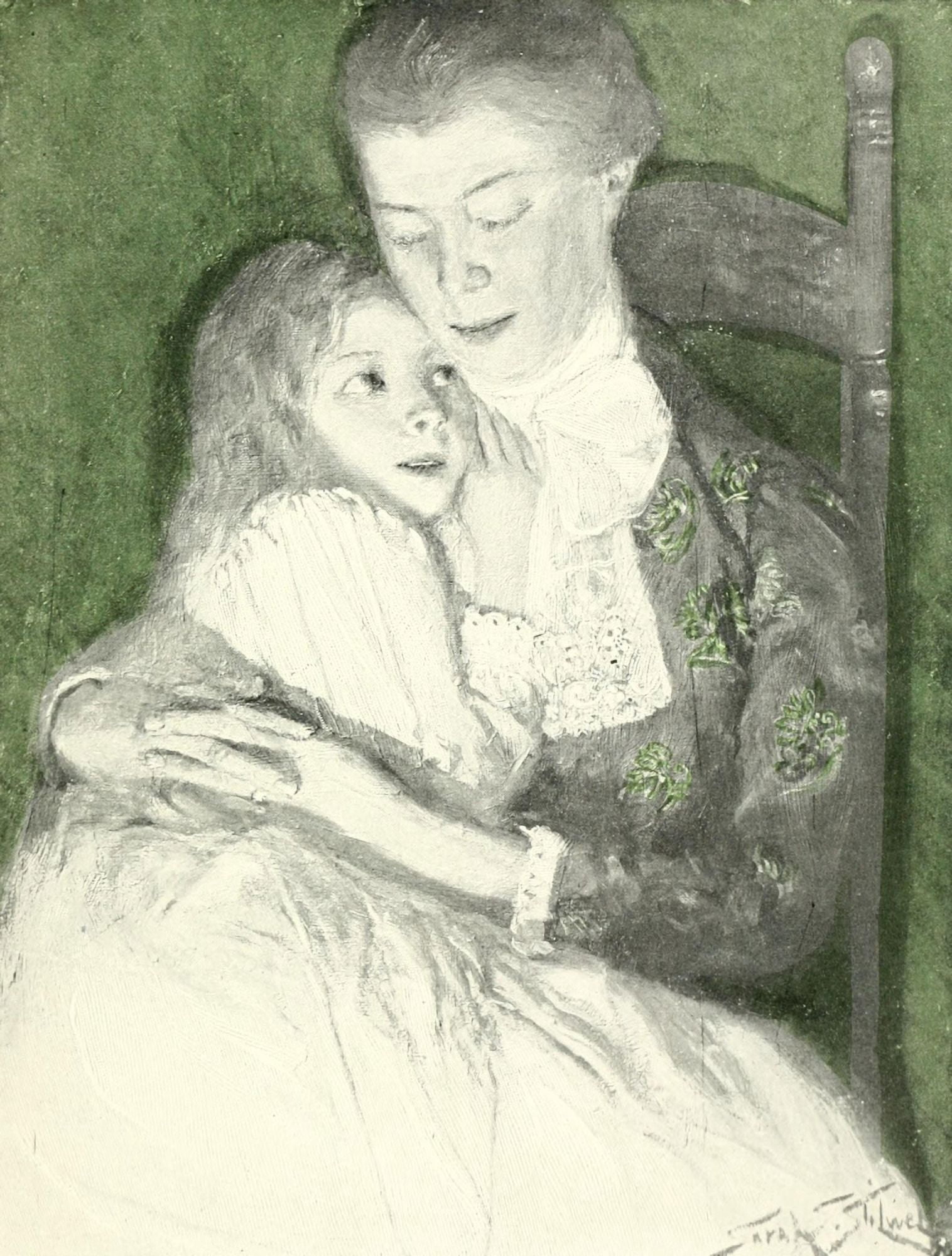 The Luxury of Children 1904 Shadow-time Canvas Art - Sarah S Stilwell (18 x 24)