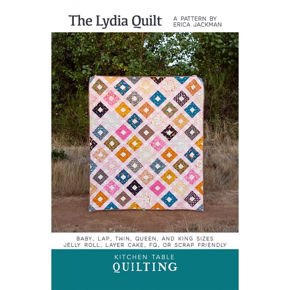 The Lydia Quilt Pattern by Kitchen Table Quilting