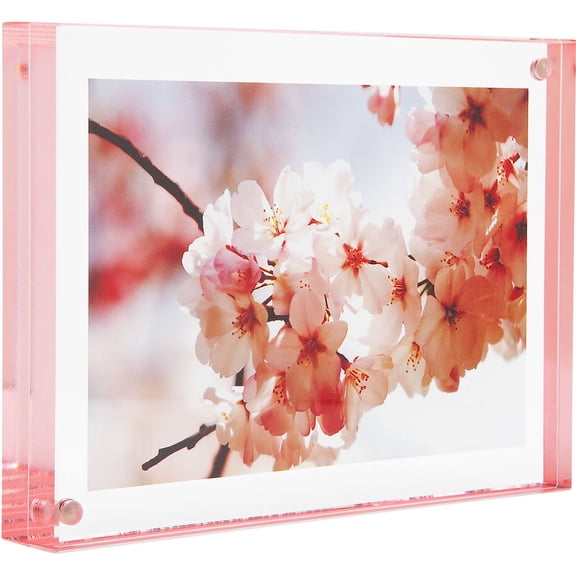 The MAGNET FRAME with Pink Edge by Canetti - 2.5x3.5