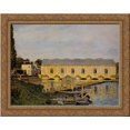 thumbnail image 1 of The Machine at Marly 24x20 Gold Ornate Wood Framed Canvas Art by Alfred Sisley, 1 of 2