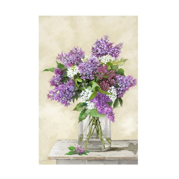 The Macneil Studio 'Lilac' Canvas Art