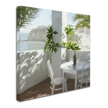 The Macneil Studio 'Mediterranean CafÃ©' Canvas Art