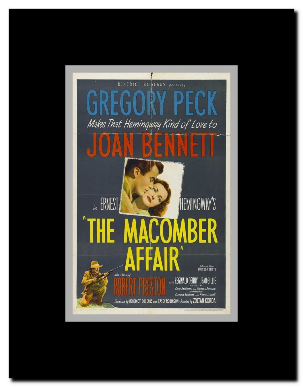 The Macomber Affair Framed Movie Poster